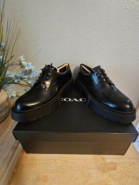Coach Lyla Platform Black Shoes Size 8.5